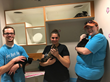 Nightingale collaborators spend some quality time with the animals at the Humane Society of Utah.