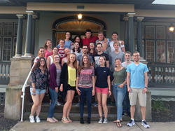 Students from Germany participated in the Fulbright Summer Seminar at Washington & Jefferson College.