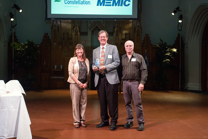 Bruce Bickford, COO and Co-Founder, receiving Innovator of the Year award