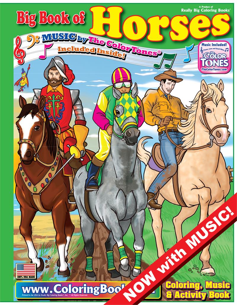 Horses Ride song by The Color Tones® and Really Big Coloring Books