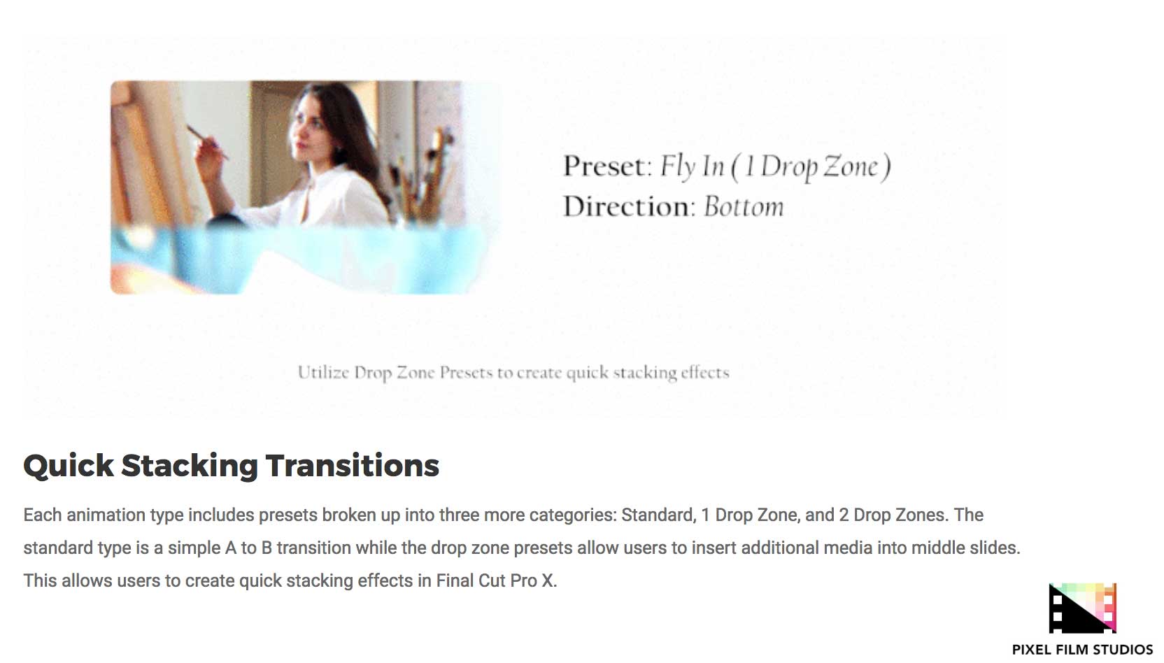TransCard - Pixel Film Studios Transitions - FCPX Effects