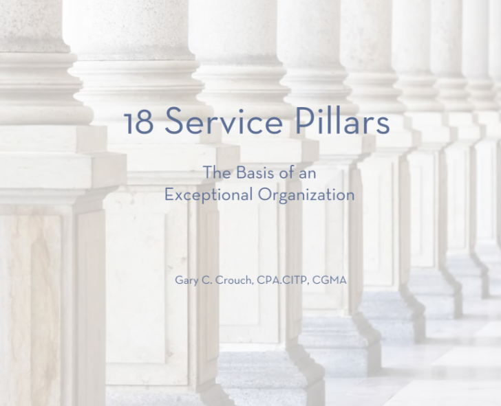18 Service Pillars: The Basis of an Exceptional Organization