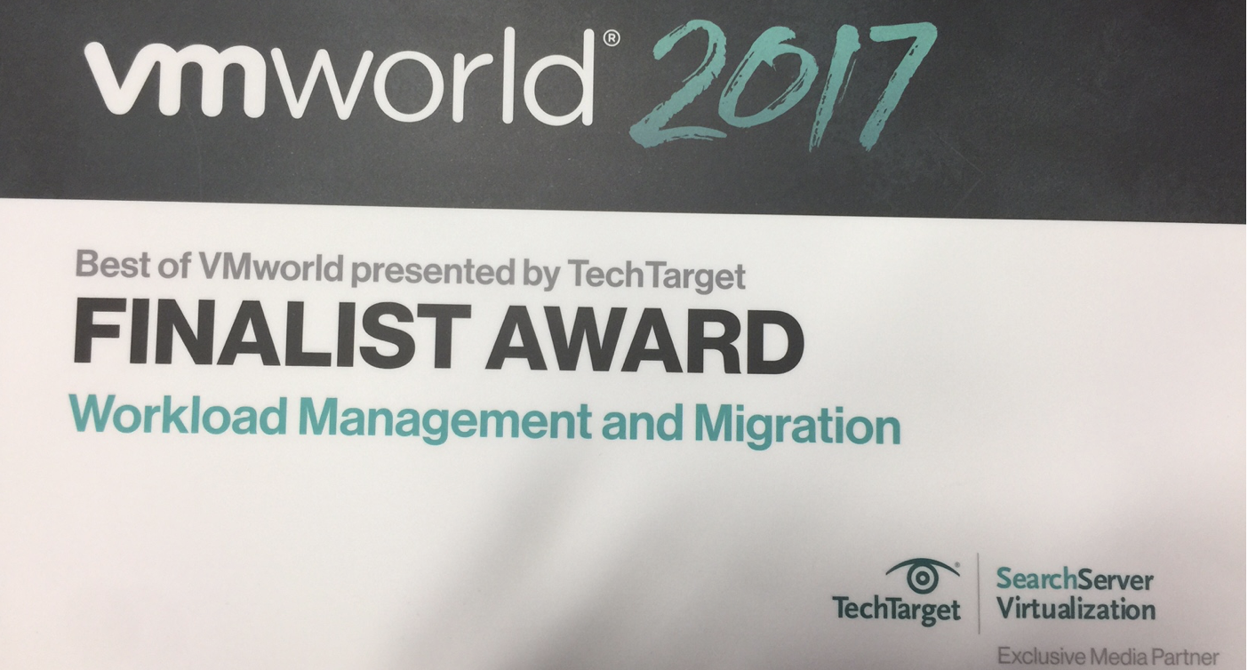 Best of VMWorld Finalist Award