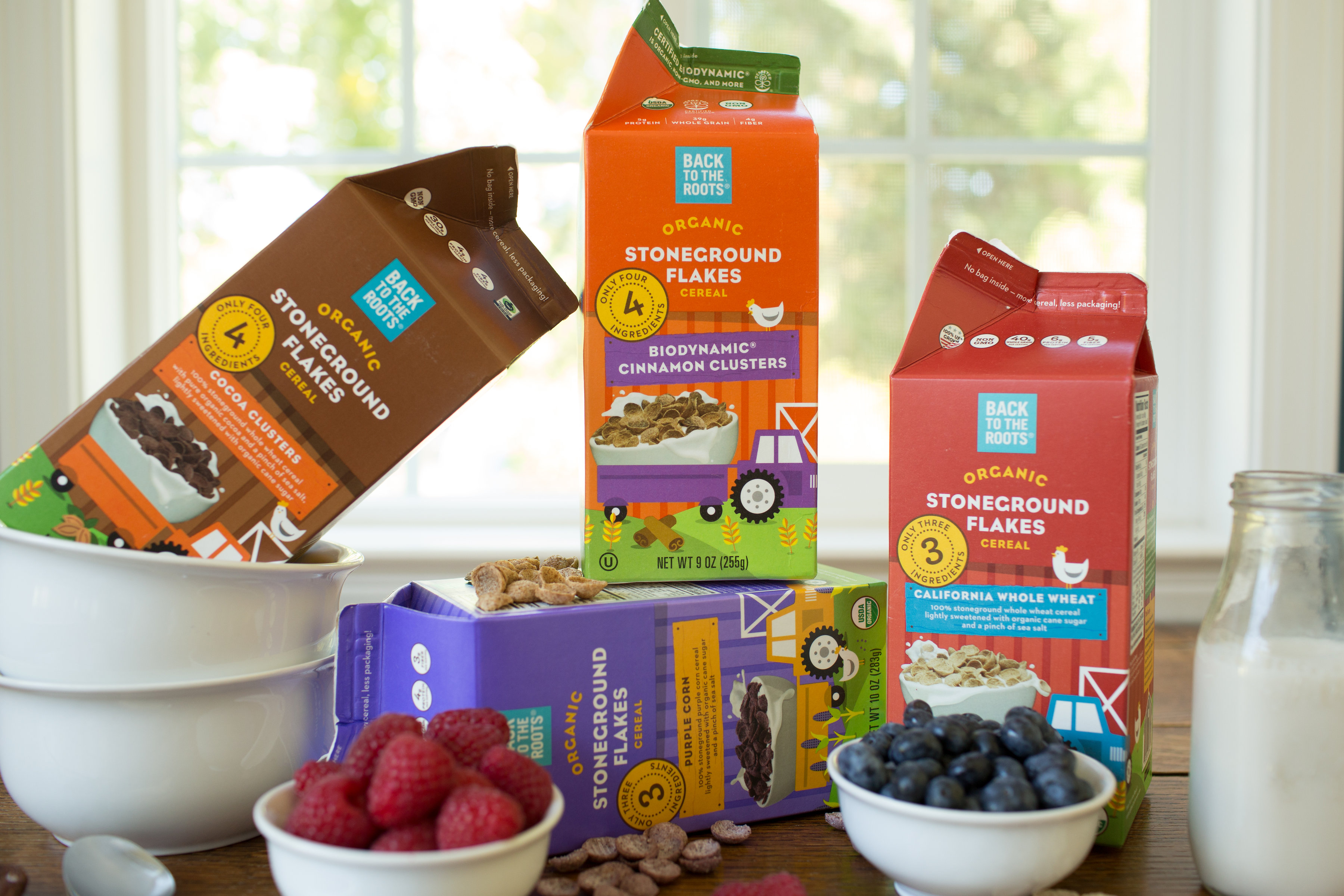 Back to the Roots Organic Breakfast Cereal line