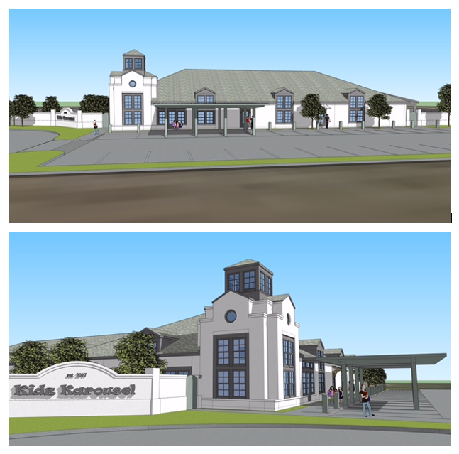 The Kidz Carousel Early Childhood Development facility to be built in the Americana community in Zachary, La.