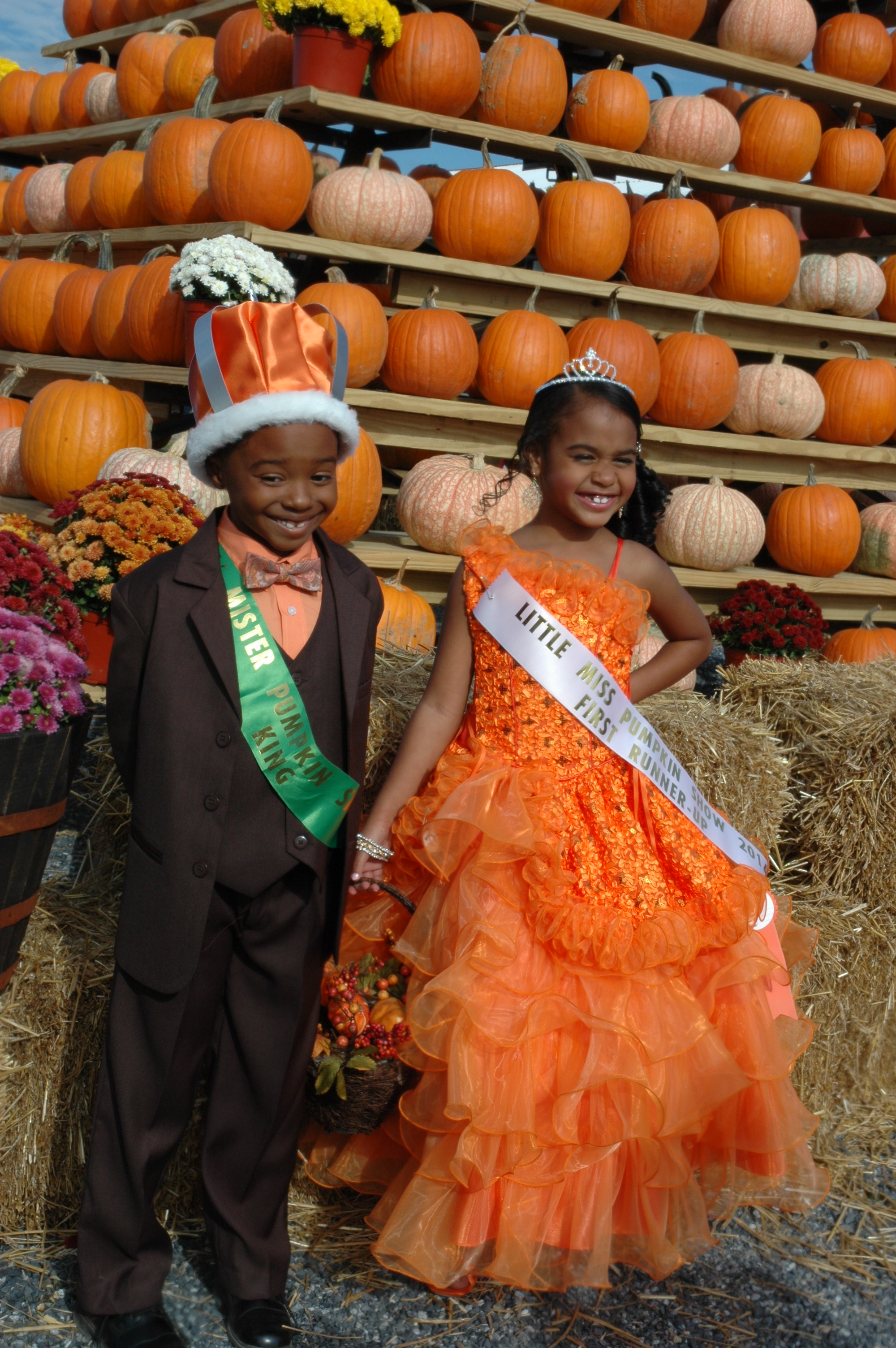 Little MIss & MIster Pumpkin Show Pageant is always held on Sunday of the South Jersey Pumpkin Show.