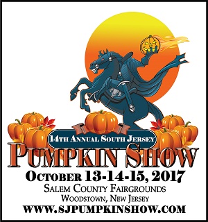 South Jersey Pumpkin Show returns to the Salem County Fairgrounds, October 13-15, 2017