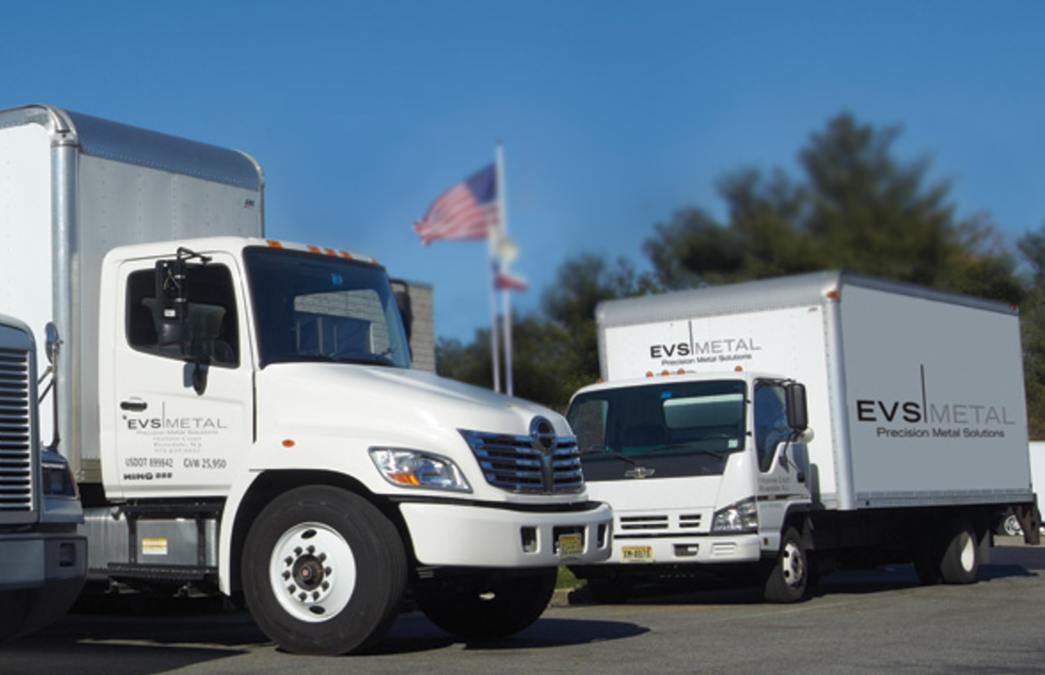 Company-owned trucks for deliveries within a 300-mile radius of our 4 fabrication facilities.