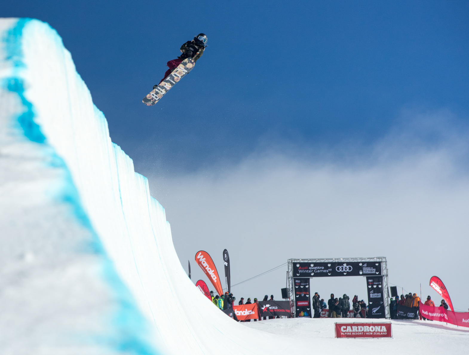 Monster Energy’s Chloe Kim Wins Season’s First Snowboard Halfpipe World Cup at the  Winter Games in New Zealand