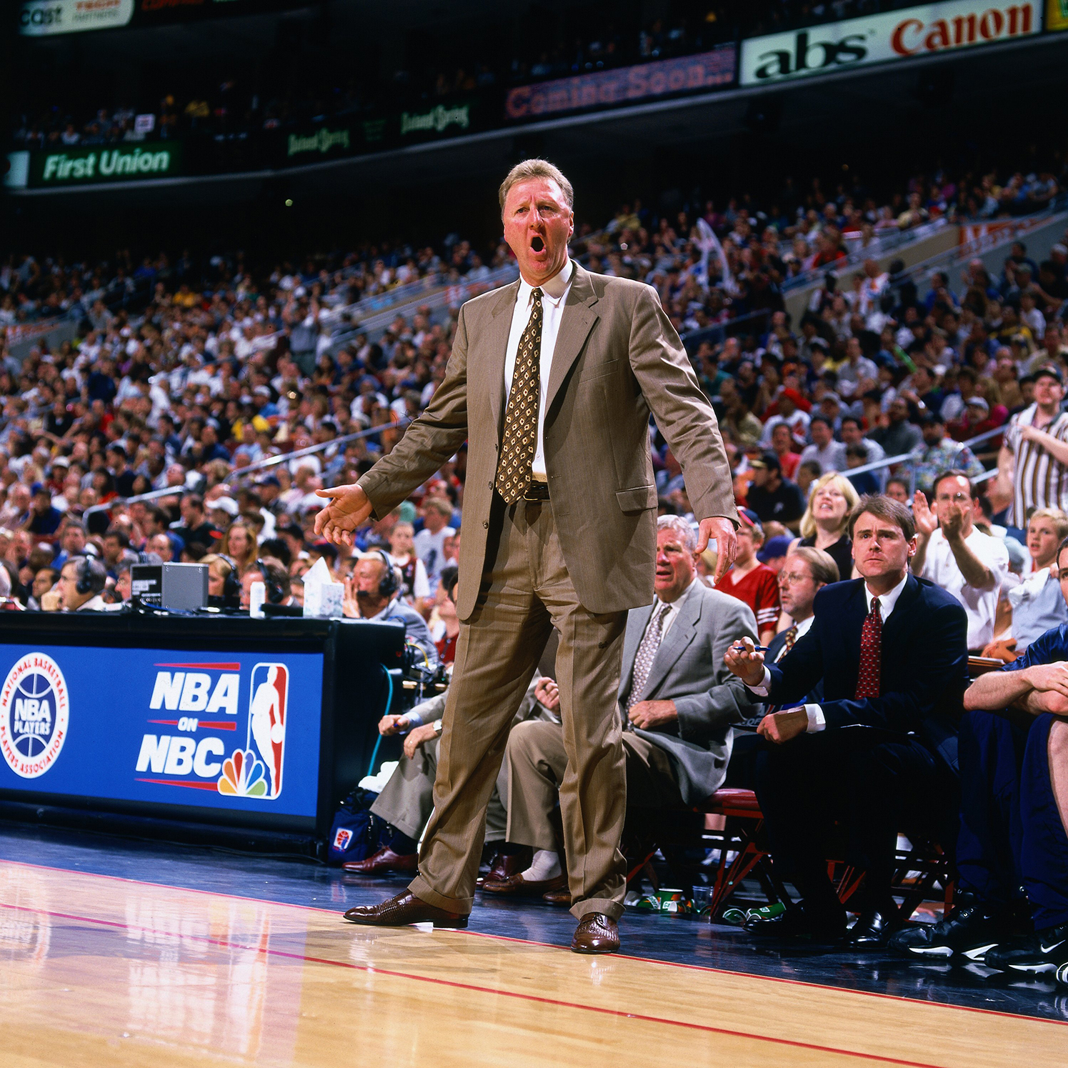 Basketball legend Larry Bird is the only person in history to be named NBA MVP as a player, NBA Coach of the Year and NBA Executive of the Year.