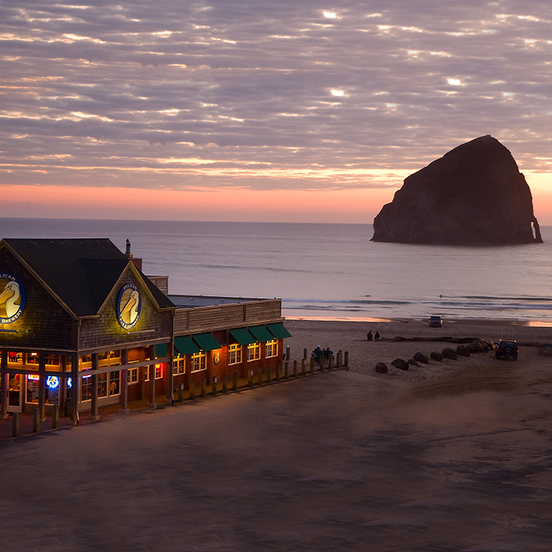 Pelican Brewing Company is the only brewpub in Oregon located right on the beach.