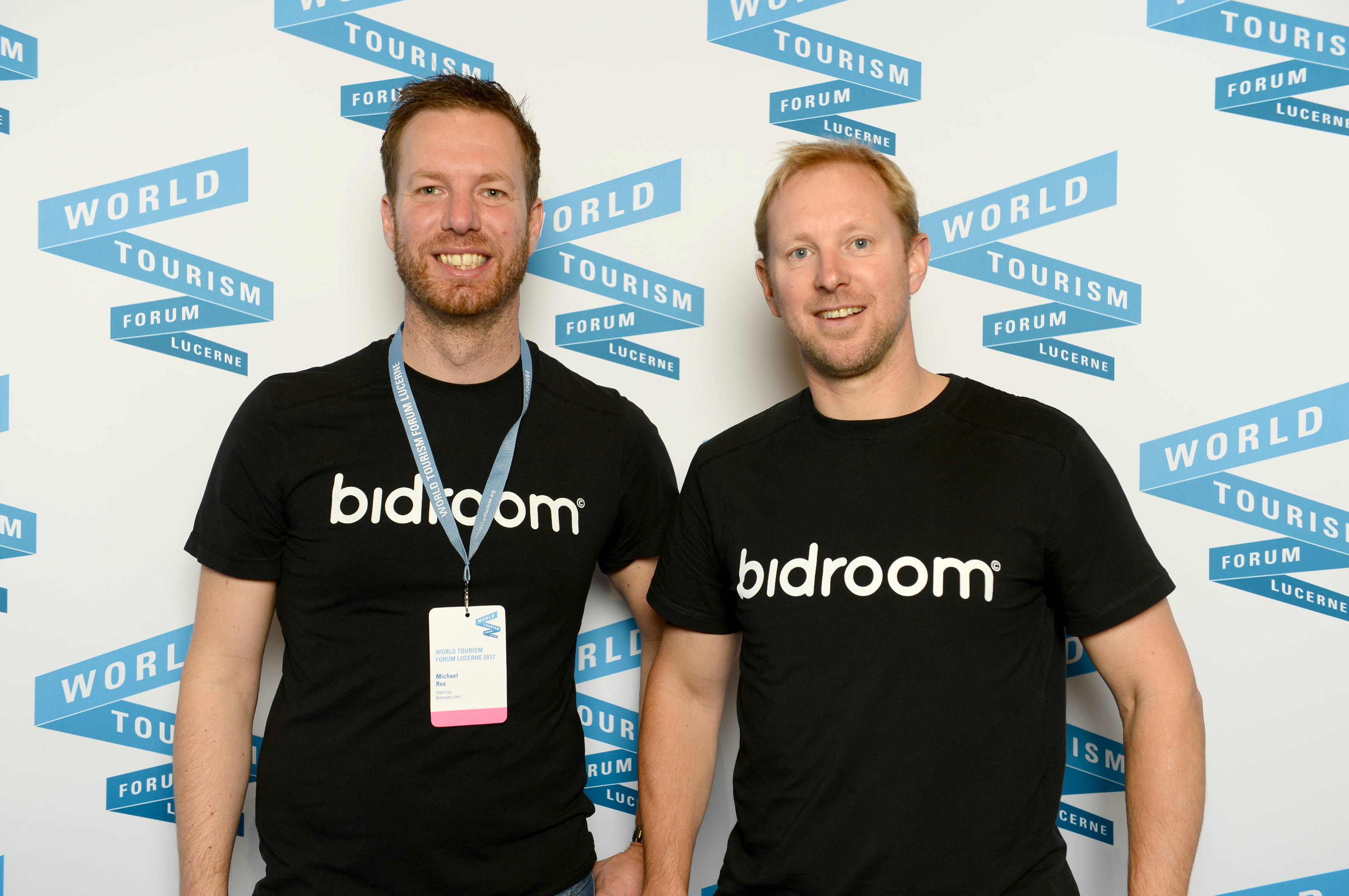 Michael Ros and Casper Knieriem, the co-founders of Bidroom.com