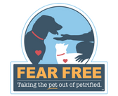 Developed by “America’s Veterinarian,” Dr. Marty Becker, the Fear Free initiative aims to “take the ‘pet’ out of ‘petrified’”.