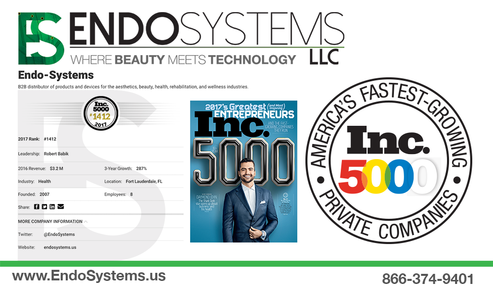 Endo-Systems Ranks on Inc. 5000 Fastest Growing Companies in America