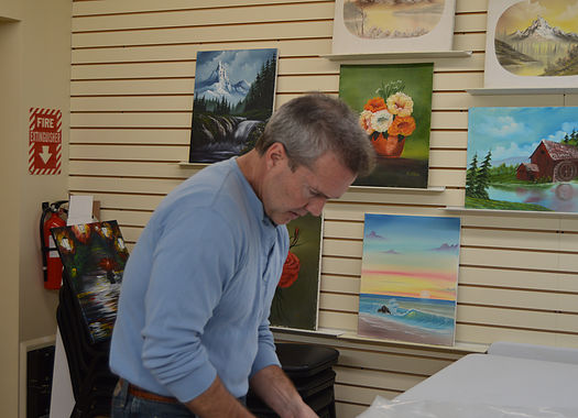 Kevin Miller is not a "casual painter" but a teacher of fine crafts, having won many awards and teaching thousands of students.