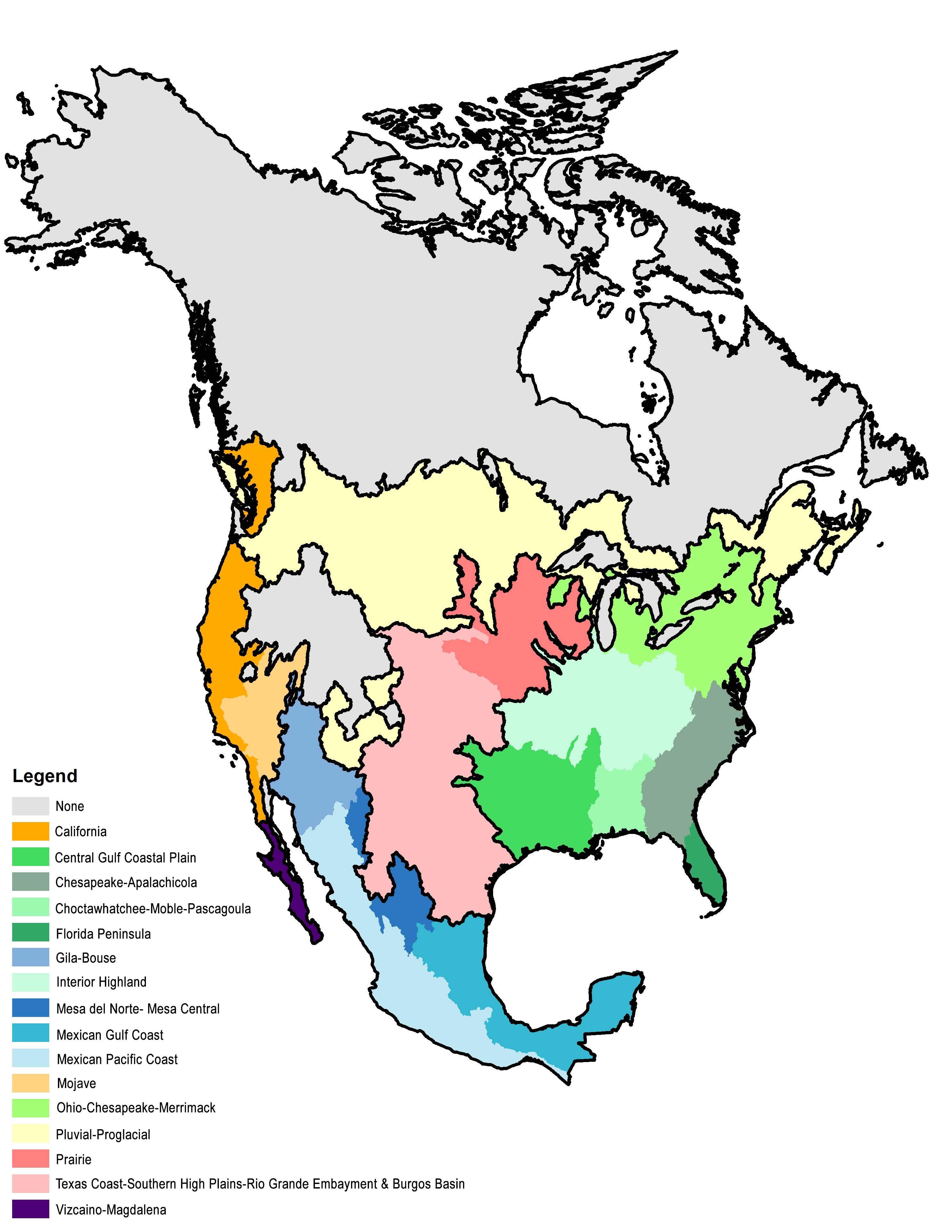 A new map of U.S. Turtle Provinces
