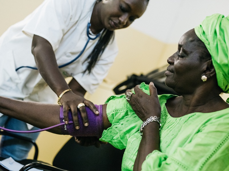 The Marc Sankale Diabetes Center in Dakar serves more than 41,000 patients and sees about 3,500 new cases each year. Photo: PATH/Gabe Bienczycki.