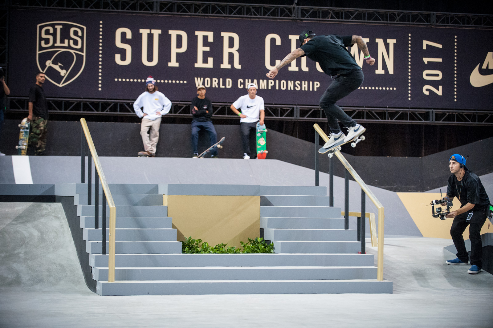 Monster Energy’s Nyjah Huston Wins the 2017 SLS Nike SB Super Crown World Championship in L.A.