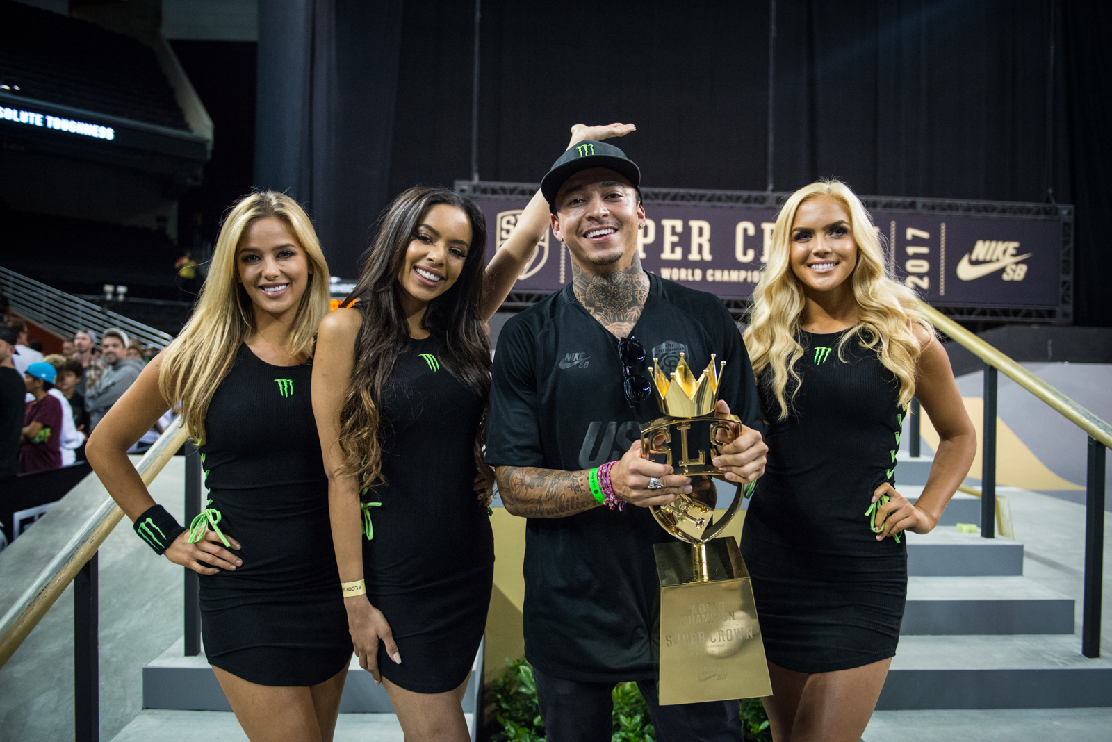 Monster Energy’s Nyjah Huston Wins the 2017 SLS Nike SB Super Crown World Championship in L.A.