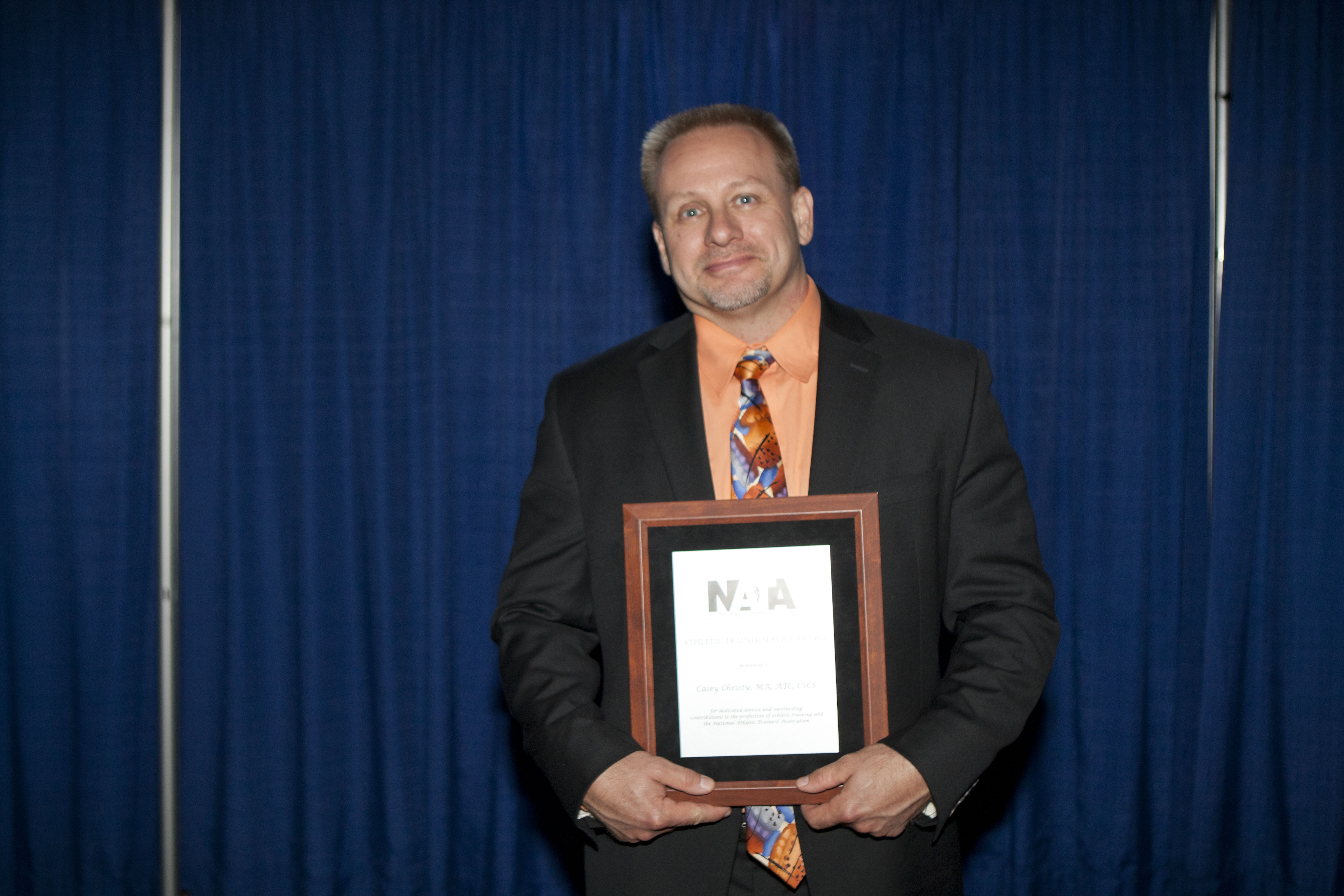 Casey Christy recognized for his professional service