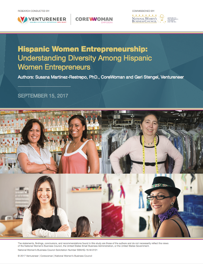 Hispanic Women Entrepreneurship: Understanding Diversity Among Hispanic Women Entrepreneurs