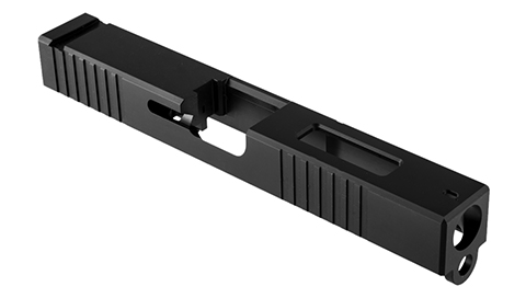 Brownells Glock Slide for iron sights, with window.