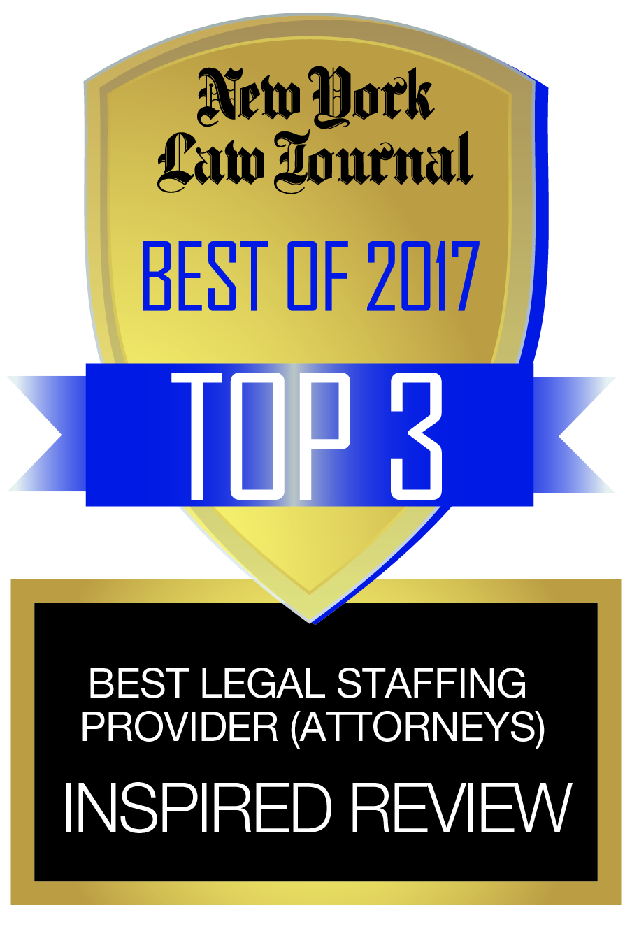 Top 3 2017 NYLJ Legal Staffing Firm