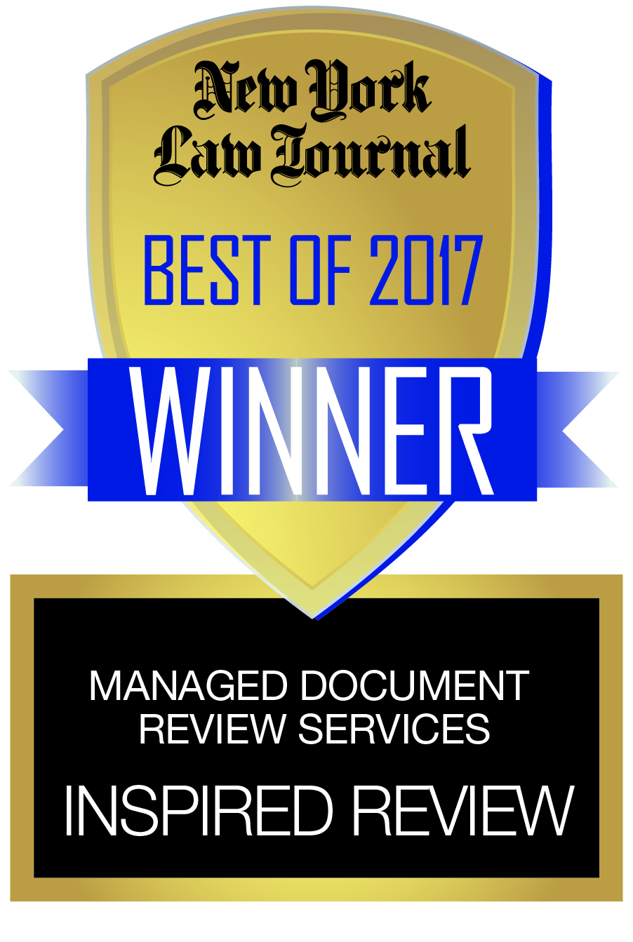Winner 2017  NYLJ Best Managed Review Firm