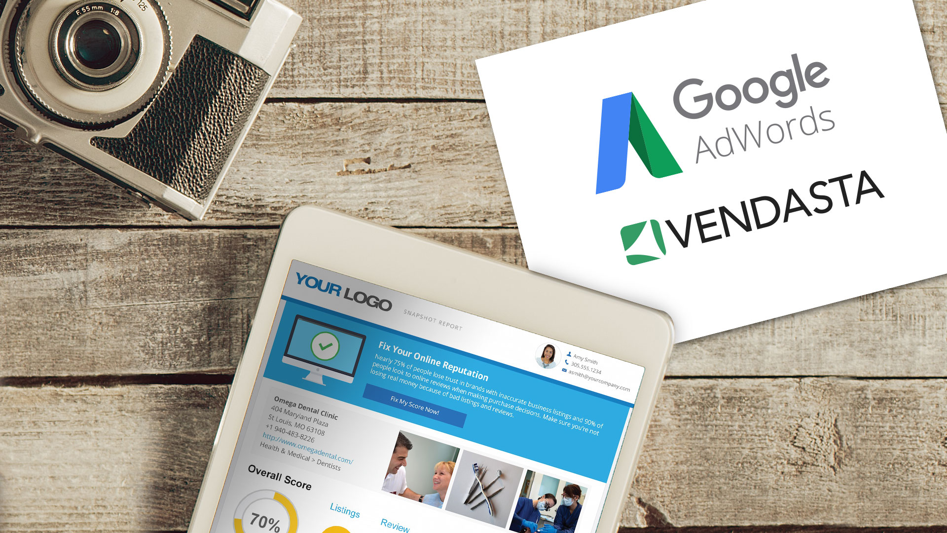 Vendasta integrates Google AdWords with their Award Winning Snapshot Report