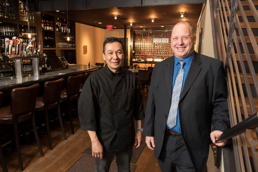 L-R: Executive Chef Michael Williams, General Manager Jimmy Branigan