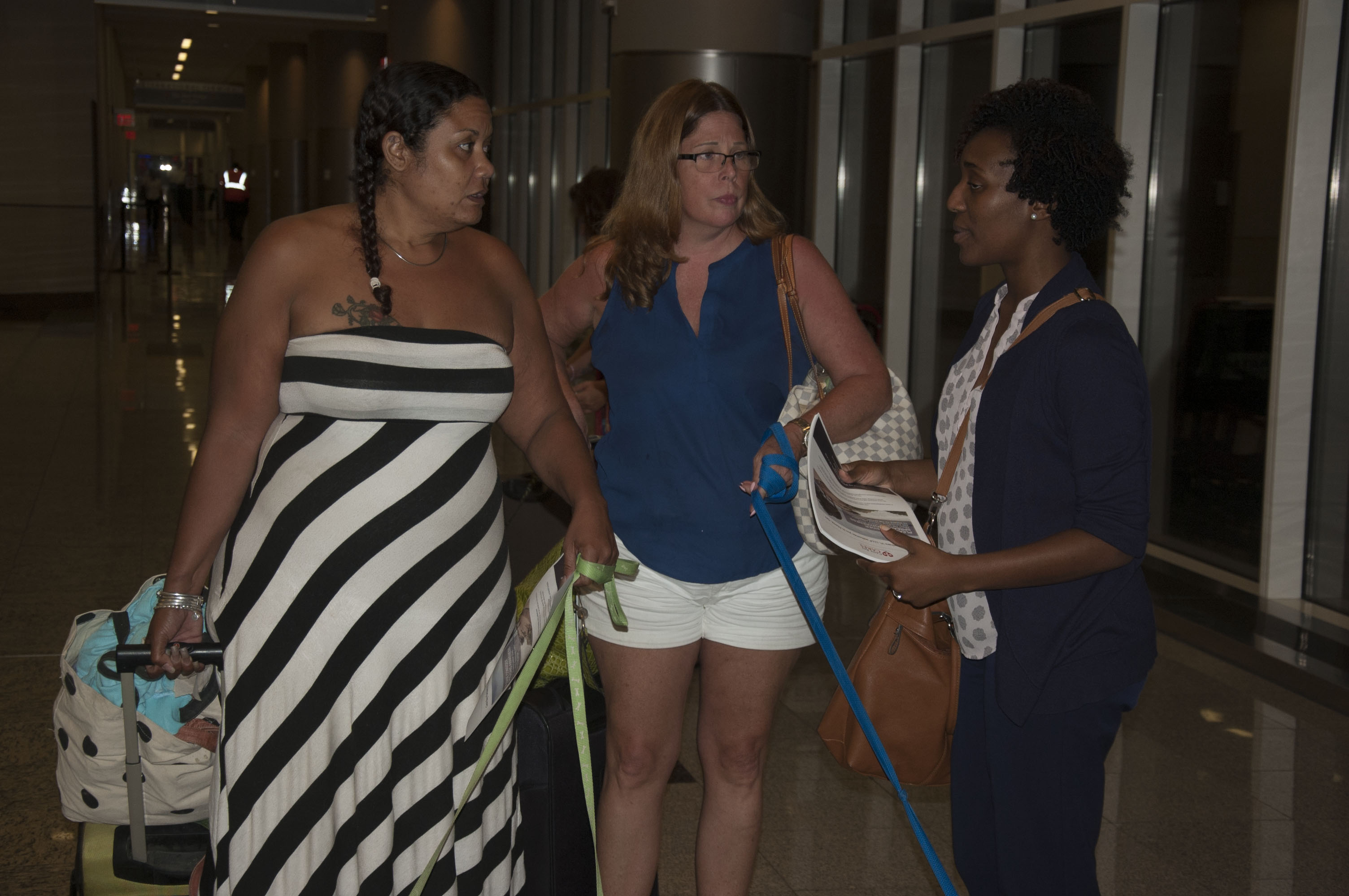 More than 180 people on St. Croix, along with their pets arrived in Atlanta from St. Croix on a 737 plane chartered by Cane Bay Partners VI ahead of the official resumption of commercial air traffic t