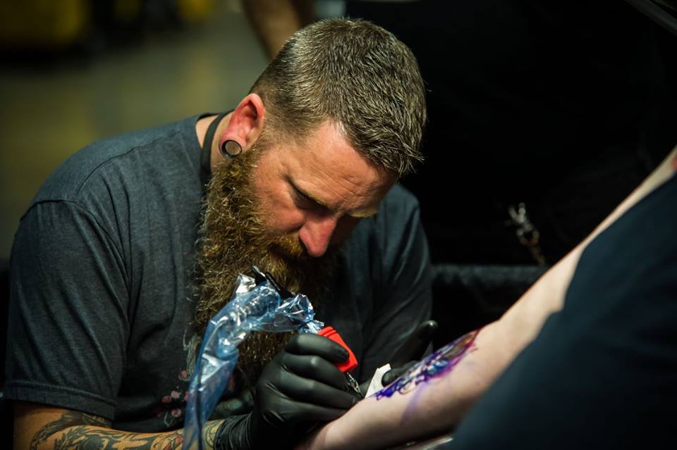 Tattoo artists participated in the Raleigh Tattoo Festival, a charity event held at Ray Price Capital City Bikefest.