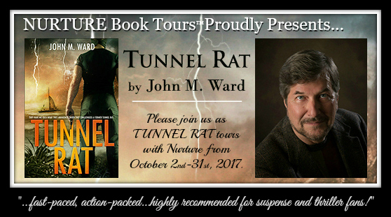 Nurture Book Tour banner for 'Tunnel Rat' by John M. Ward