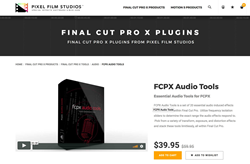 FCPX Plugins - FCPX Audio Tools - Pixel Film Studios