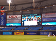 Starting Right, Now On Screen at the Tampa Bay Rays Game