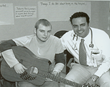 Children's Music Fund's Raffi Tachdjian, MD and patient Justin