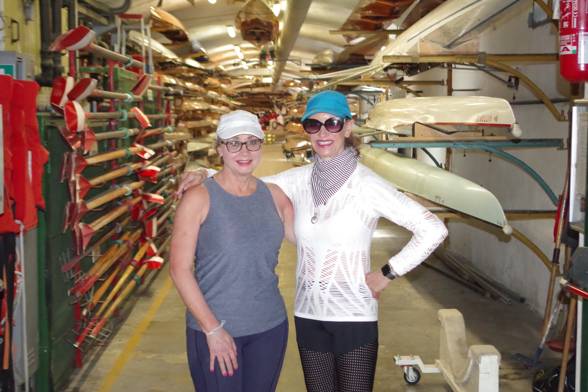 Debra Murray and Mary Frates traveled to Italy to row in the 43rd annual Vogalonga Regatta in Venice.
