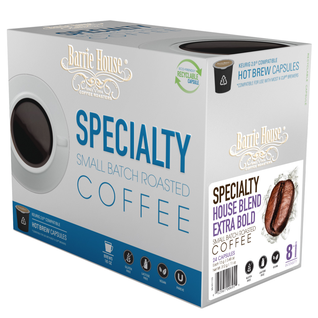 Barrie House Blend Extra Bold Single Cup Capsules
