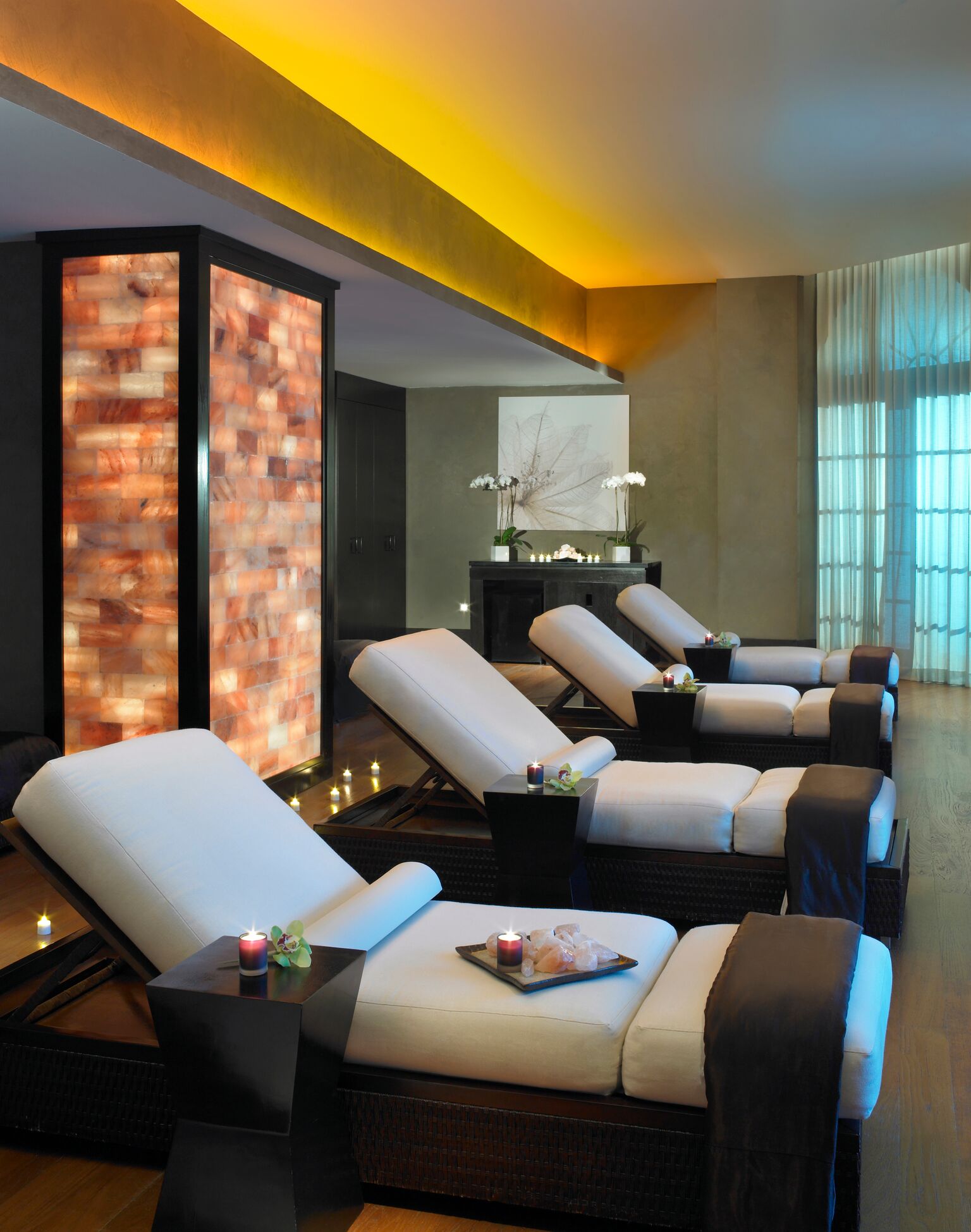 Enjoy  total relaxation and rejuvenation at Acqualina Spa by Espa.
