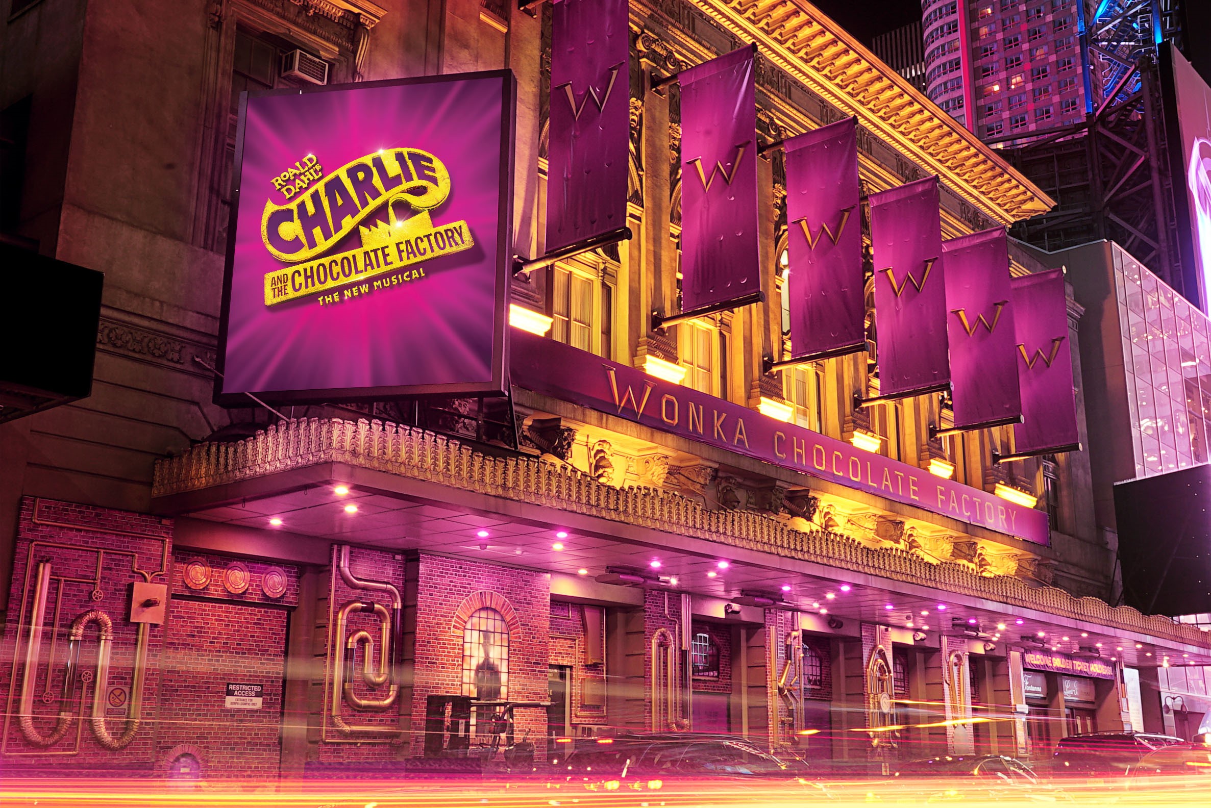 CHARLIE AND THE CHOCOLATE FACTORY: AKA transformed the Lunt-Fontanne Theatre