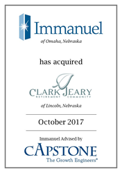 Capstone Strategic Guides Immanuel on “Not-for-Sale” Acquisition of Senior Living Community Clark Jeary
