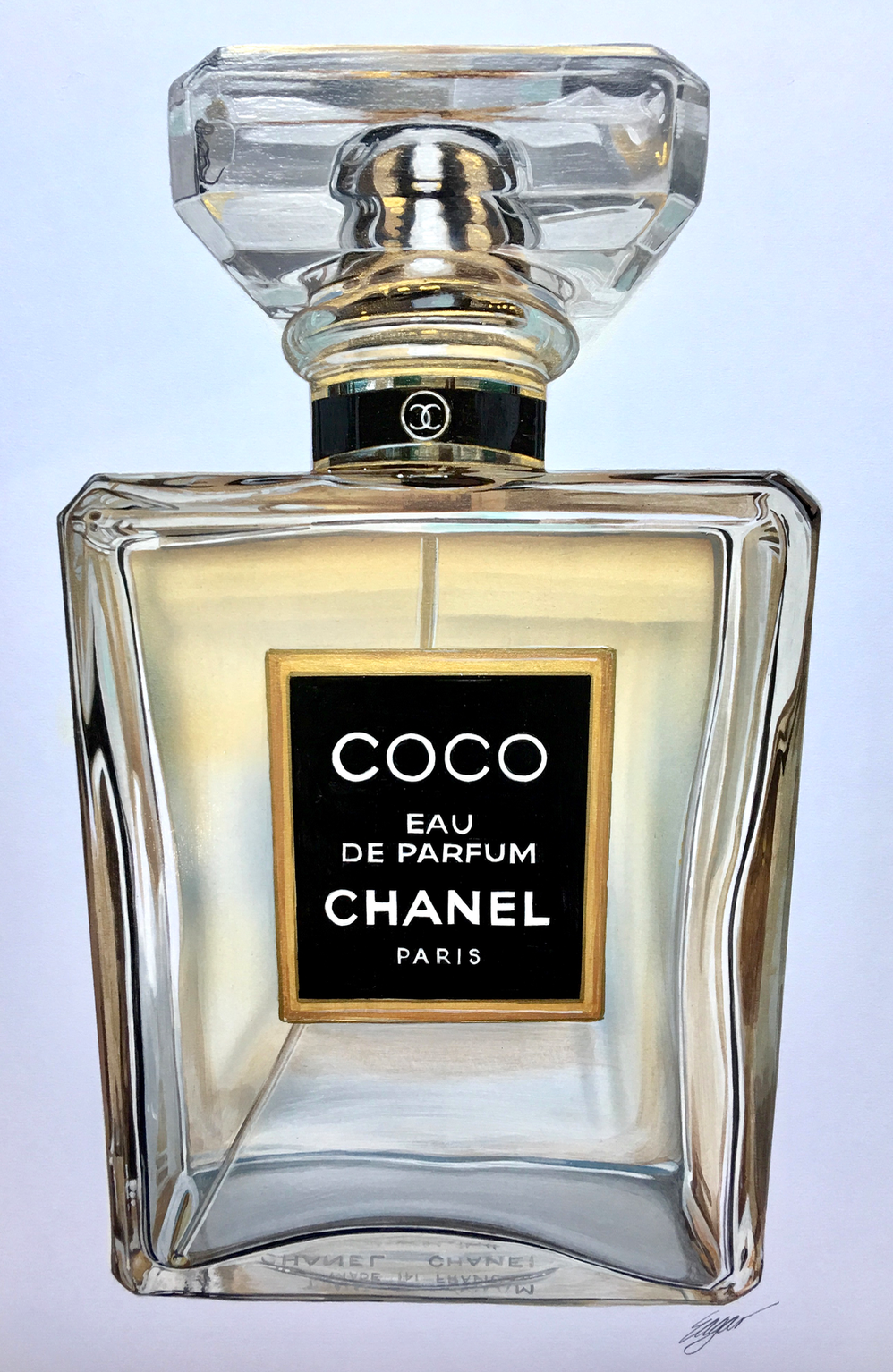 Chanel Parfum Bottle Artwork