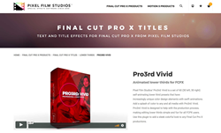 Final Cut Pro X Effects - Pro3rd Vivid - Pixel Film Effects