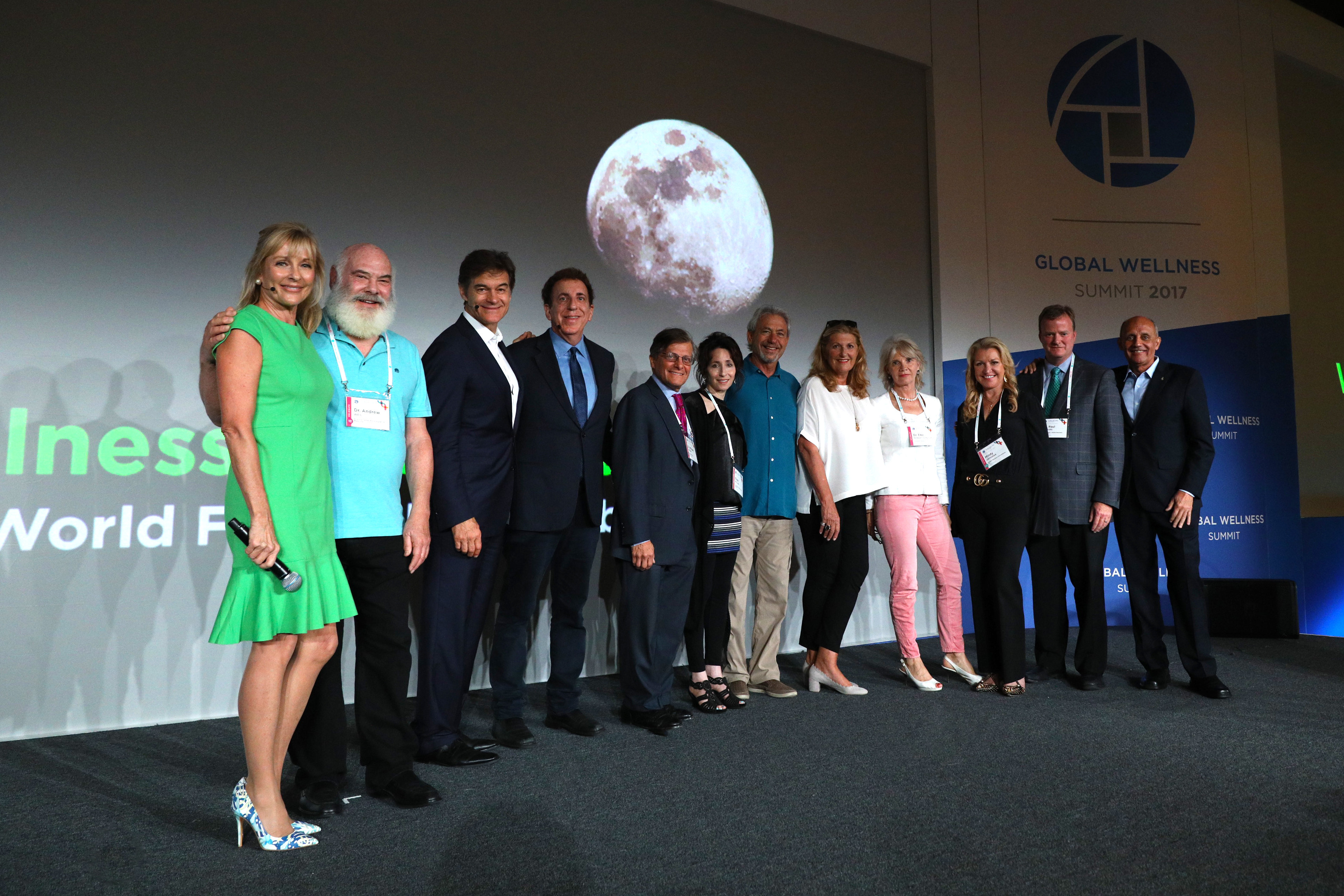 Wellness leaders pledged support for the Wellness Moonshot announced by the Global Wellness Institute at the Global Wellness Summit, which was held at The Breakers Palm Beach.