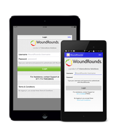 Woundrounds mobile devices