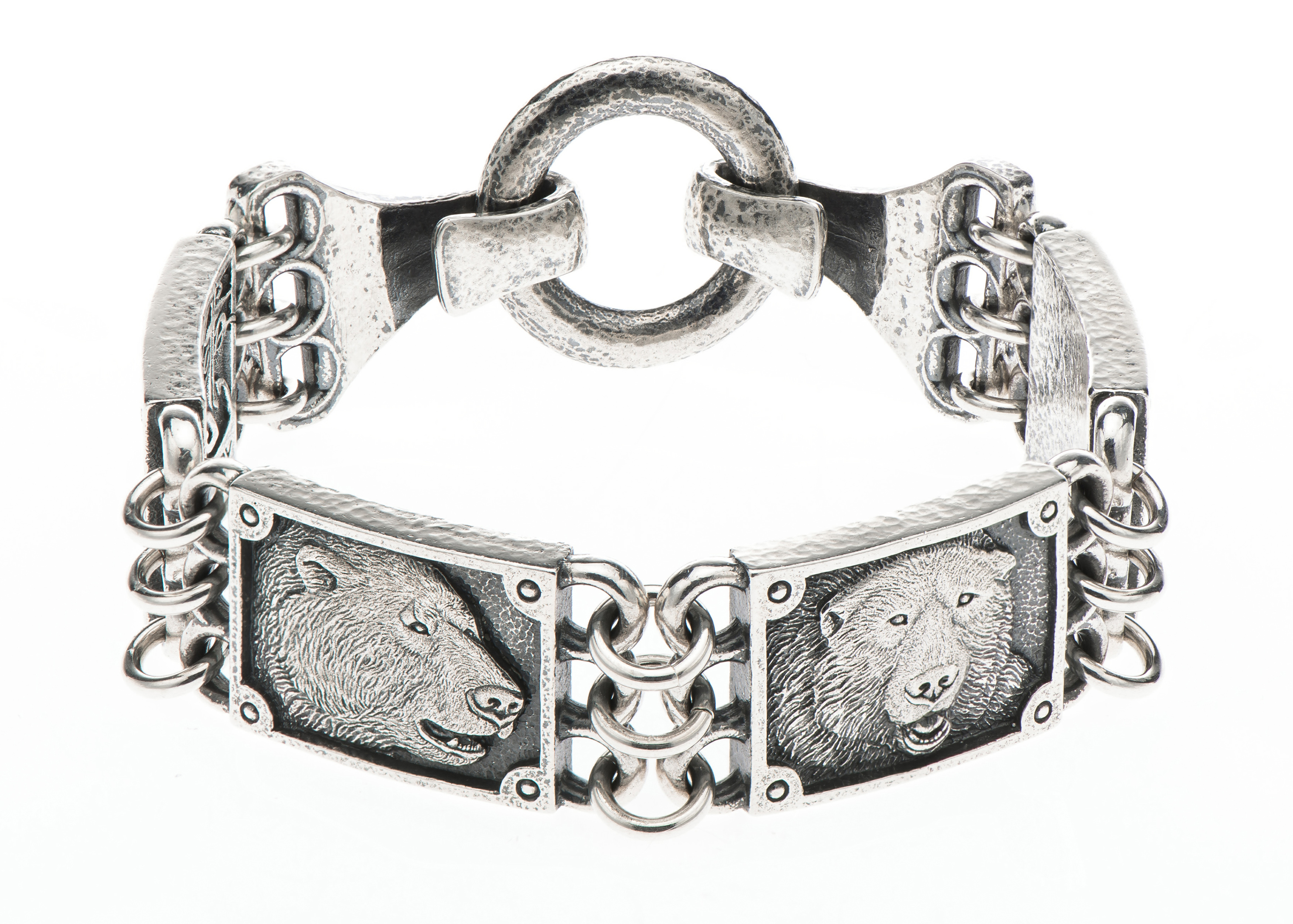 Sculpted Sterling Silver bracelet