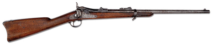 Springfield Model 1873 Saddle Ring Carbine that Belonged to Custer's Bugler, John Martin, from the Battle of the Little Bighorn (Swanson Collection), estimated at $175,000-275,000.