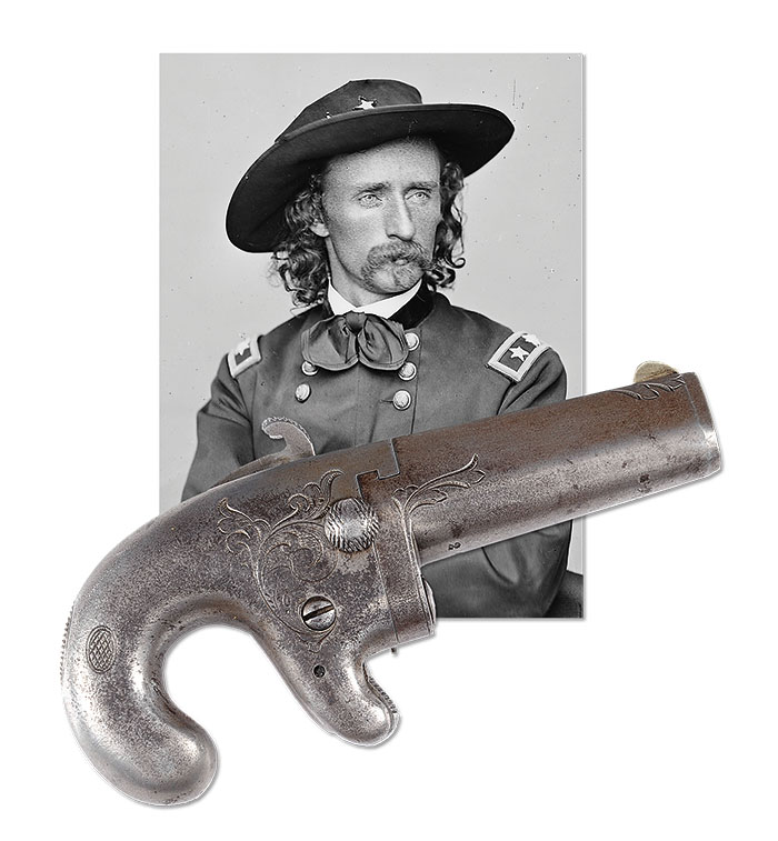 George Armstrong Custer's National Arms Company Deringer (Racker Collection), estimataed at $20,000-30,000.