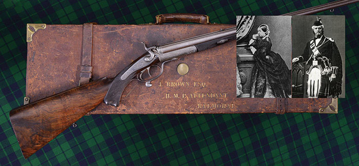 Alexander Henry Double Rifle Presented by Queen Victoria to John Brown in 1873, estimated at $50,000-80,000.