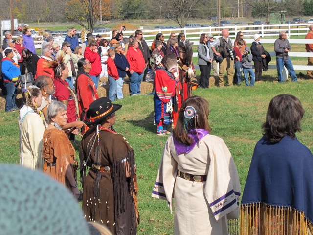 People with Native American Heritage Gather in the 2015 Circle